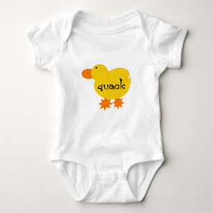 Gelbe Enten-Quaken-T-Shirts und Geschenke Baby Strampler