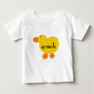 Gelbe Enten-Quaken-T-Shirts und Geschenke Baby T-shirt