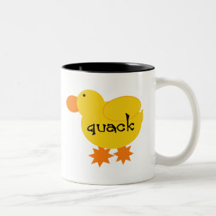 Gelbe Entequack-Tasse Zweifarbige Tasse