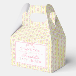 Gelbe Fancy Blumen Baby-Party Geschenktüte Geschenkschachtel