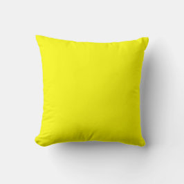 Gelbe Farbe Einfarbig Kissen