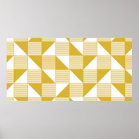 Gelbe Farbe mit dreieckiger Form und Linien auf we