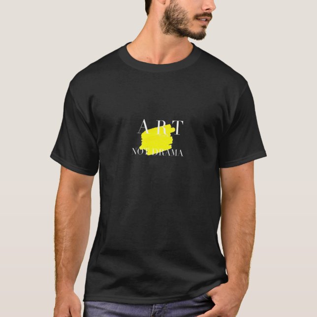 Gelbe Farbe T-Shirt (Vorderseite)