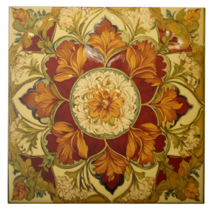 Gelbe Farbfliesen Fliese