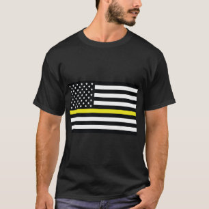 Gelbe Flagge, amerikanische Flagge mit gelbem Stre T-Shirt