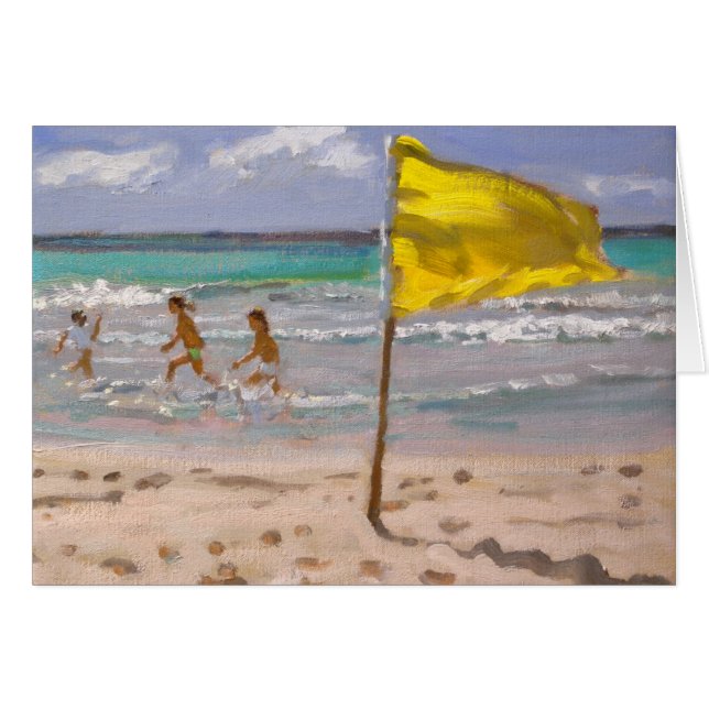 Gelbe Flagge Barbados 2010 (Vorderseite (Horizontal))