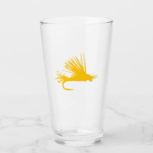 Gelbe Fliegenfischer FisherMan Glas