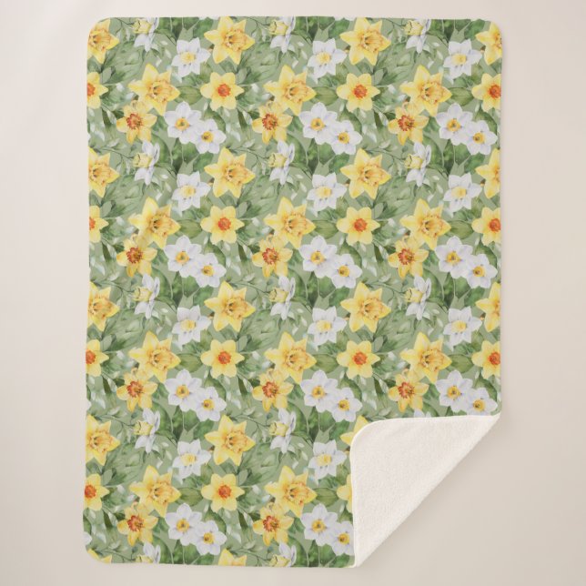 Gelbe Flora Sherpadecke (Vorderseite)