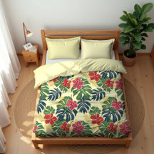 Gelbe florale tropische