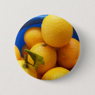 Gelbe Florida Zitronen Button