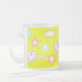 Gelbe Formen Tasse