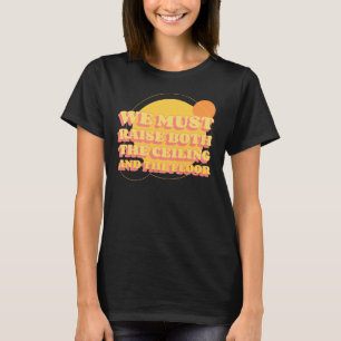 Gelbe Frauenrechte Höhen und Tiefen T-Shirt