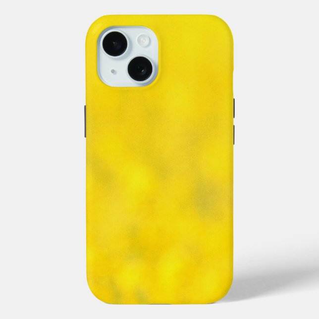 Gelbe Freude Case-Mate iPhone Hülle (Rückseite)