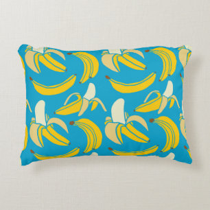 Gelbe frische Frucht tropische Banane nahtlose Pat Dekokissen