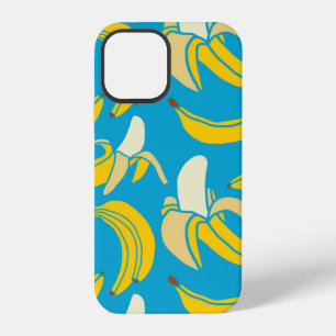 gelbe frische Frucht tropische Banane nahtloses Mu iPhone 12 Hülle