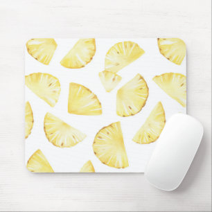 Gelbe Frucht Ananas Mousepad
