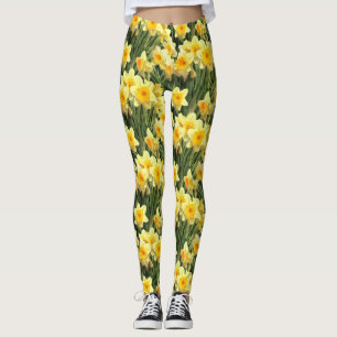 Gelbe Frühlings-Narzissen Leggings