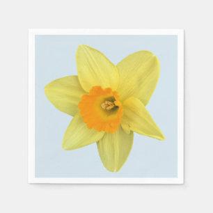 Gelbe Frühlingsdrossel Serviette