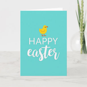 Gelbe Frühlingskarte mit Vogel Karte