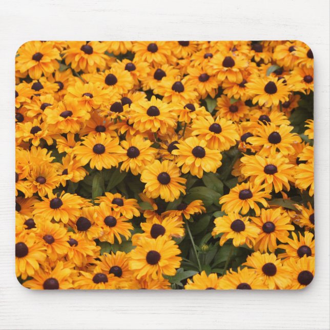 Gelbe Gänseblümchen Mousepad (Vorne)