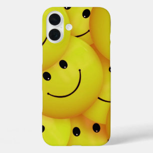 Gelbe Gesichter iPhone 16 Plus Hülle
