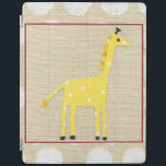 Gelbe Giraffe mit weißen Polka-Punkten iPad Hülle<br><div class="desc">Obwohl es für diese gelbe Giraffe keine Blätter zu strecken gibt,  bleibt ihr Kopf hoch. Ein wunderschönes Stück bis Juni Erica Vess,  das eine schöne Ergänzung zu jeder Zuhause wäre,  vor allem eine mit Kindern. Kaufen Sie noch heute Ihren Ausdruck!</div>