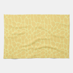 Gelbe Giraffe Print Küchentuch