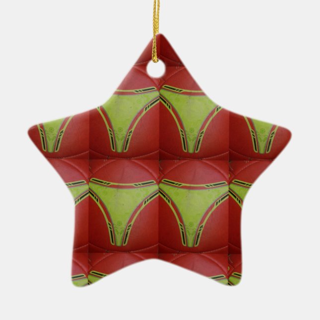 Gelbe goldene Kurven.JPG Keramikornament (Vorne)