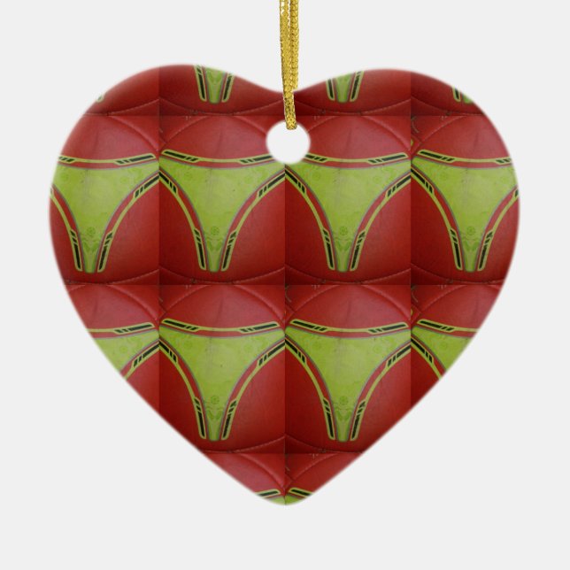 Gelbe goldene Kurven.JPG Keramikornament (Vorne)