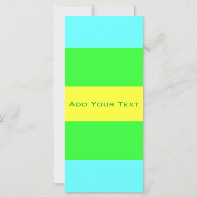 Gelbe, grüne, blaue Streifen von Shirley Taylor (Vorderseite)