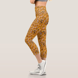 Gelbe Gummienten Capri Leggings