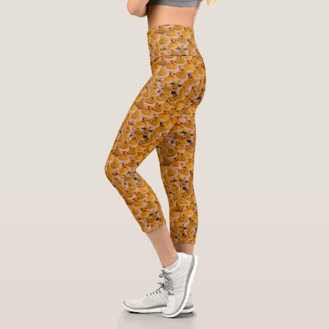 Gelbe Gummienten Capri Leggings (Links)
