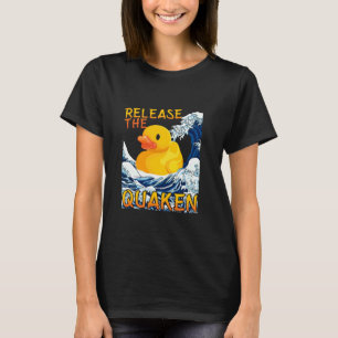 Gelbe Gummifaust Bird Duck Lover Bath Toys Kinder T-Shirt