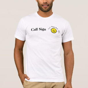 Gelbe Happy Ham kleiner Logo T-Shirt + Rufzeichen