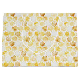 Gelbe Honigwabe Geburtstag Große Geschenktüte