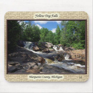 Gelbe Hundeläste Mousepad