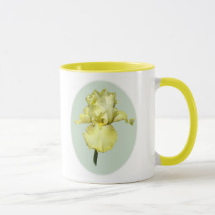 Gelbe Iris-Tasse Tasse