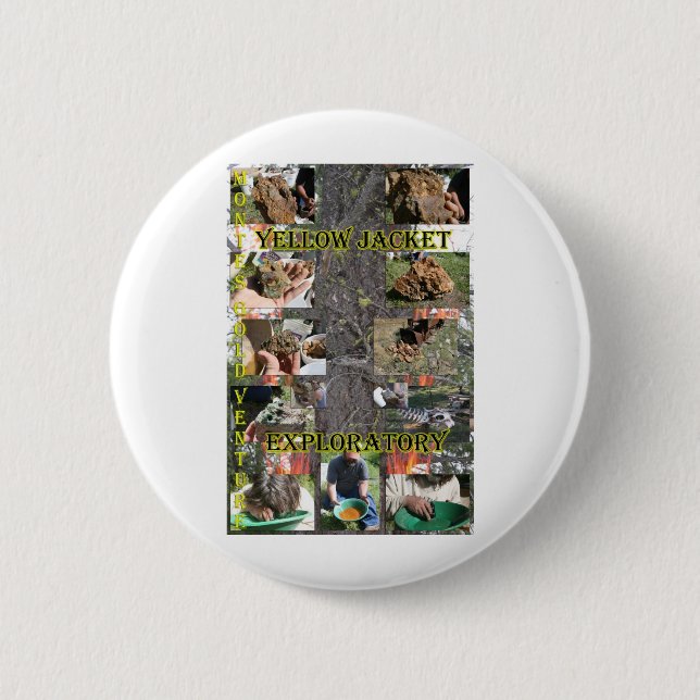 Gelbe Jacke Button (Vorderseite)