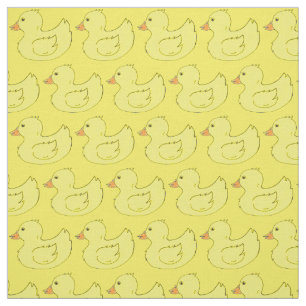 Gelbe Kautschuk Ducks Ducky Bathtub Duckies Fabric Stoff
