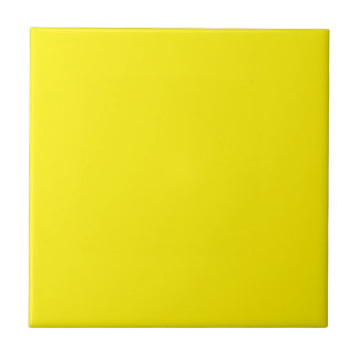 Gelbe Keramik Fliese