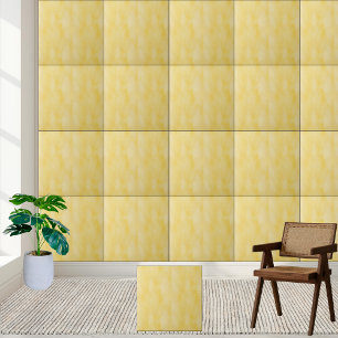 Gelbe Keramik Tile Fliese