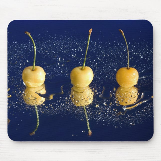 Gelbe Kirschen_4 Mousepad (Vorne)