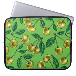 Gelbe Kirschen Laptopschutzhülle