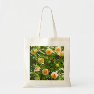 Gelbe kletternde Rosen-Tasche Tragetasche