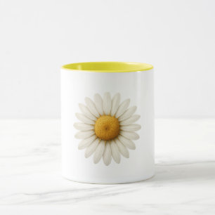 Gelbe Kombi-Tasse - Gänseblümchen Tasse
