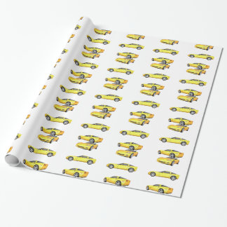 Gelbe Korvette: Geschenkpapier