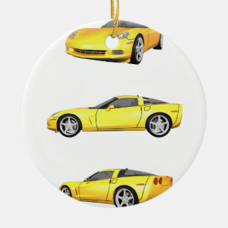 Gelbe Korvette: Keramikornament