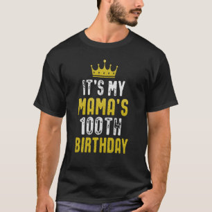 Gelbe Krone 100. Geburtstag für Mama von Son Daugh T-Shirt