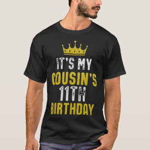 Gelbe Krone 11. Tag zum Cousin aus Cousin T-Shirt