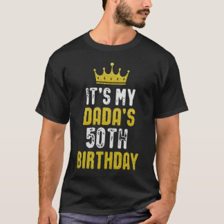 Gelbe Krone 50. Tag für Dada von Son Daughter T-Shirt